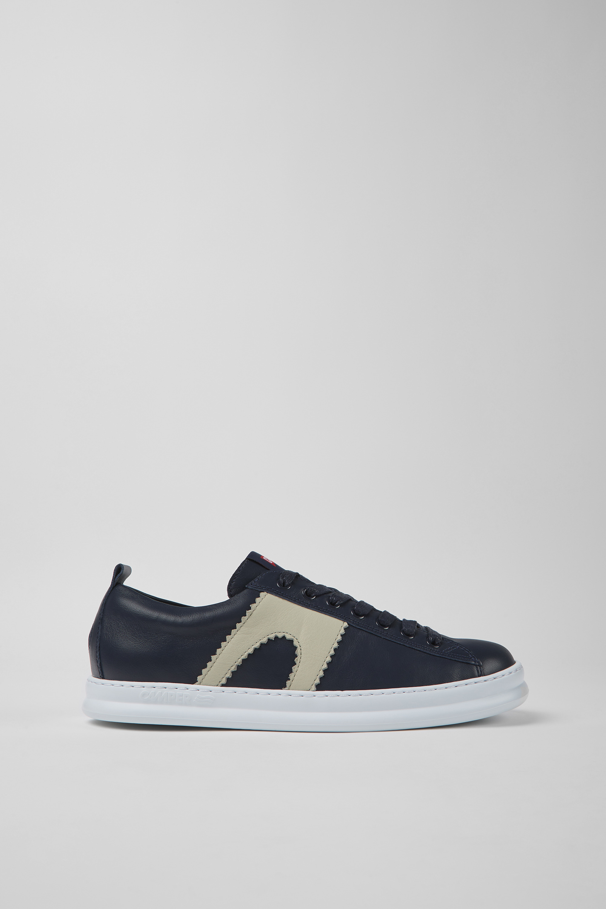 Läufer - Blaue Leder Turnschuhe für Herren