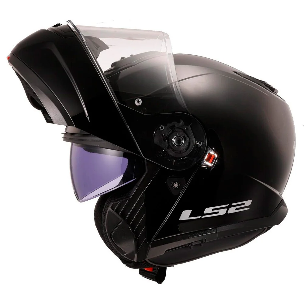 CASCO MODULAR LS2 FF908 STROBE II NEGRO BRILLO