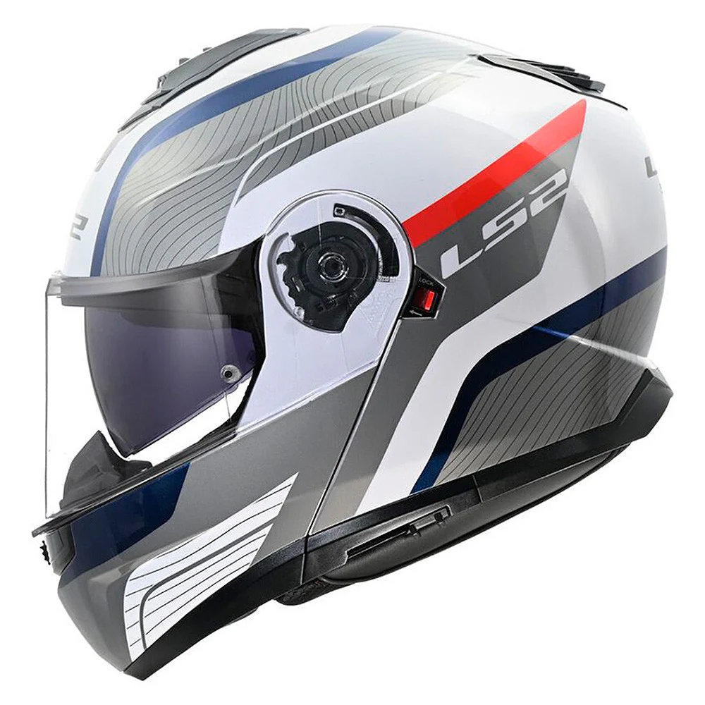 CASCO LS2 FF908 STROBE II MONZA - BLANCO / AZUL / ROJO
