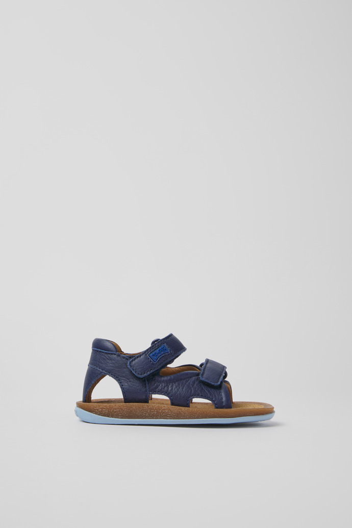 Bicho Marineblaue Leder Sandalen für Jungen