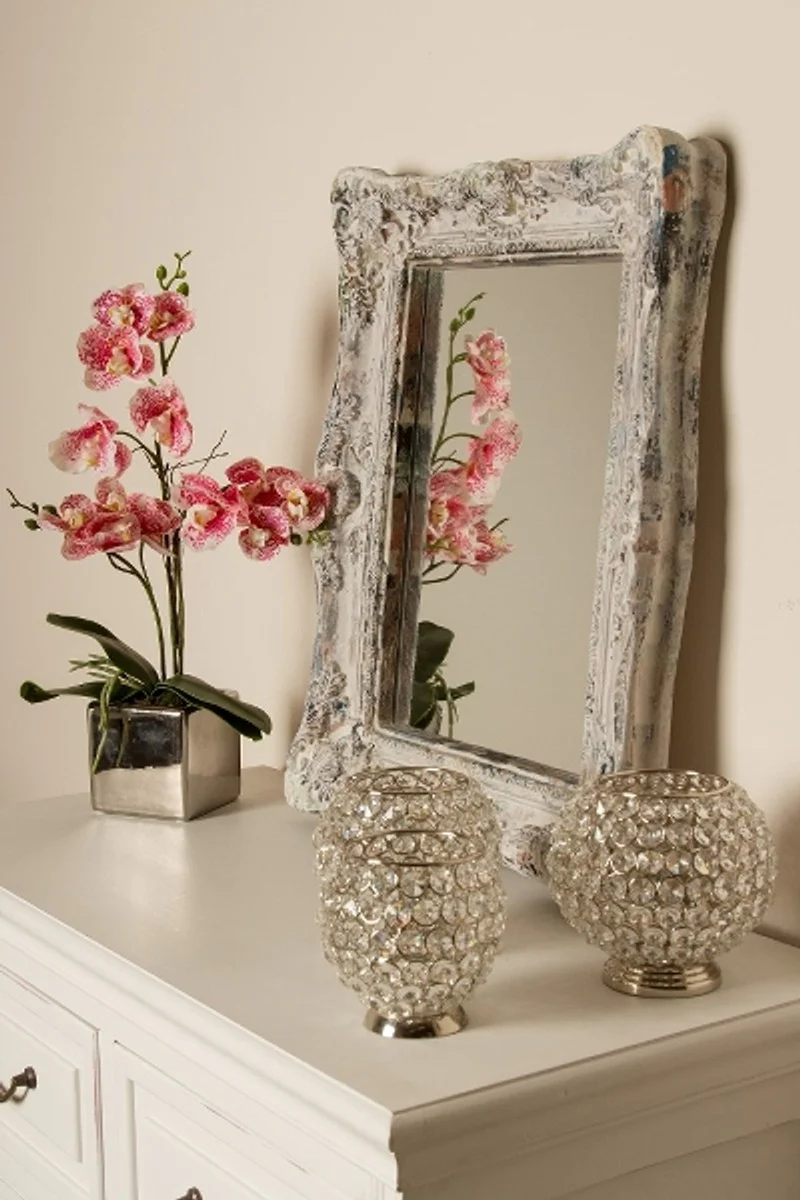 Baroque style mirror / wall mirror antique gray 42 x H. 54 cm - Baroque furniture