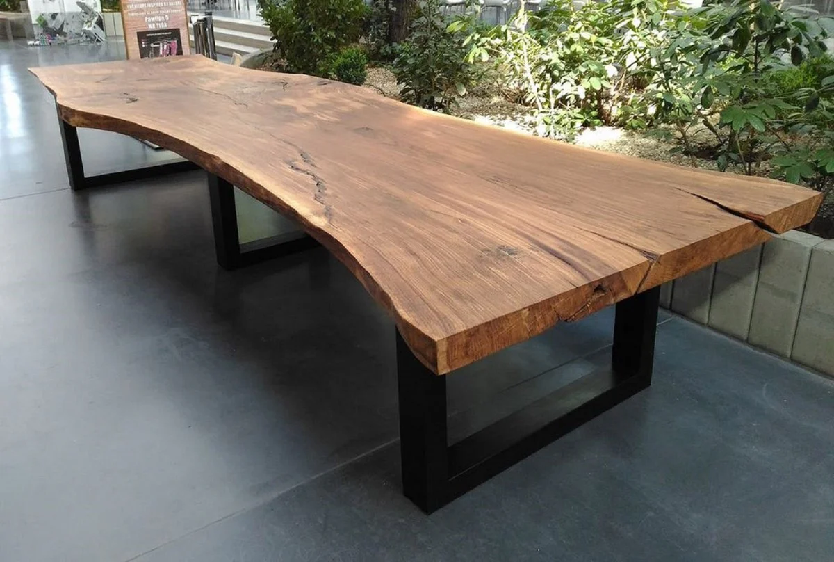 Luxury conference table brown / black 460 cm