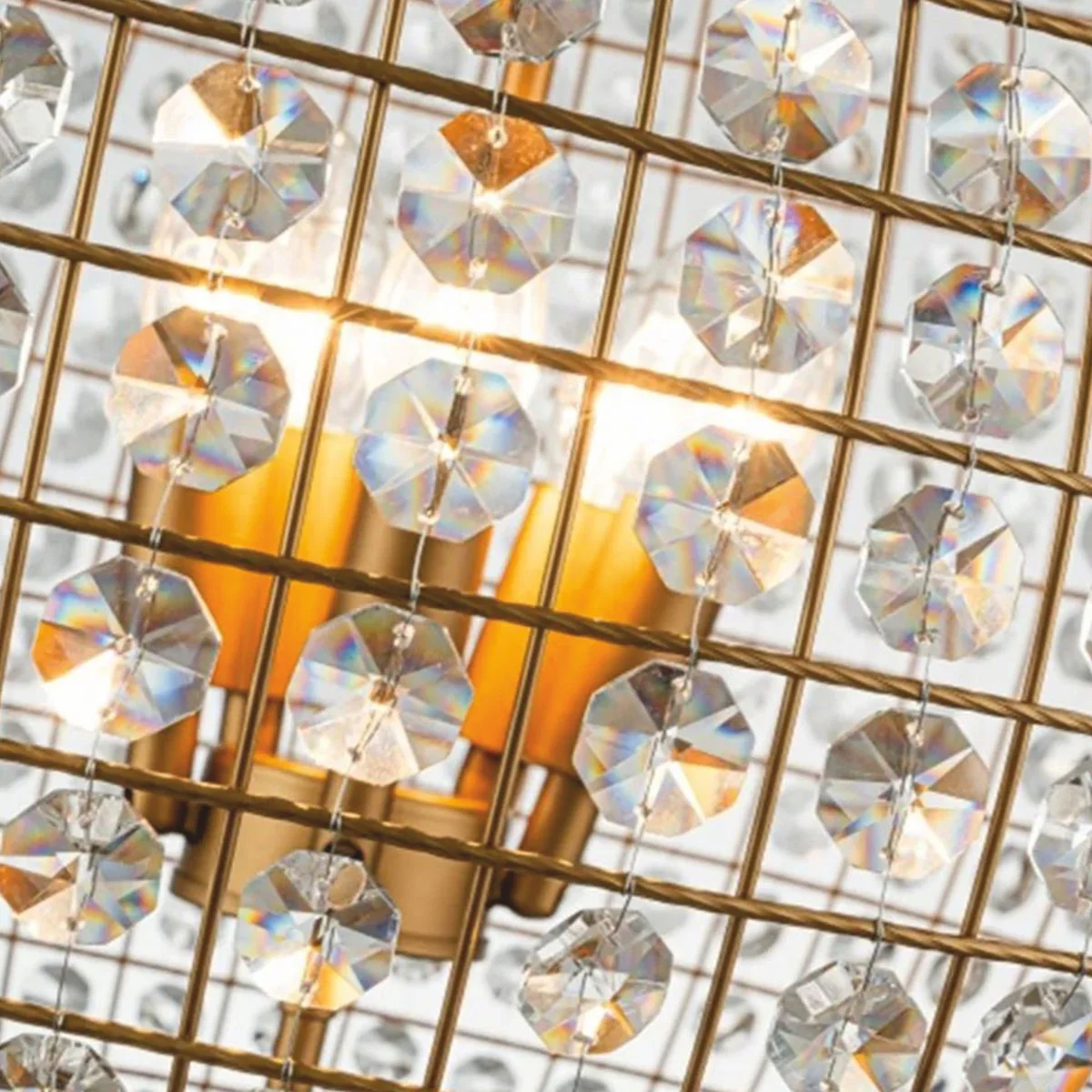 Baroque crystal chandelier gold Ø 61 x H. 80 cm - Baroque lights