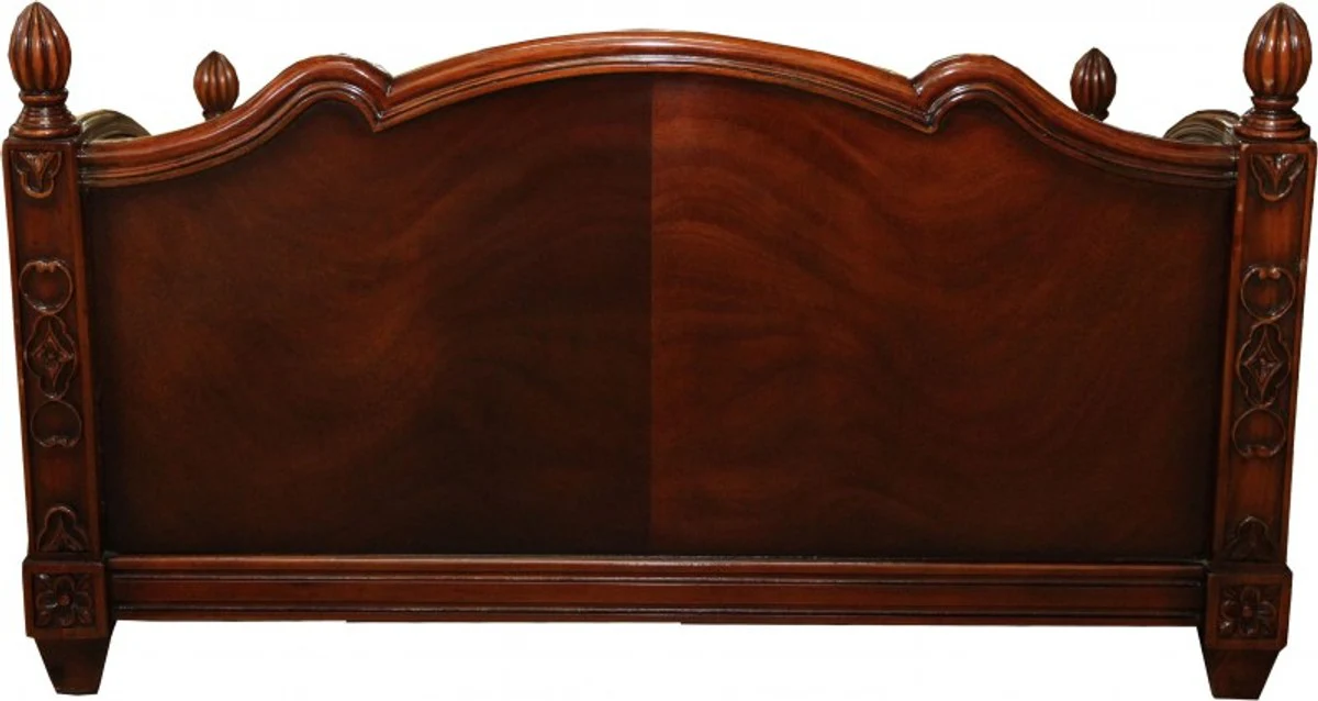 Baroque luxury dog ​​& cat sofa made of solid oak wood brown - dog bed cat bed - Limited Edition