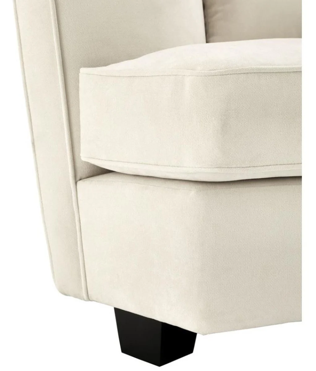 Designer sofa natural color 178 x 107 x H. 72.5 cm - luxury collection