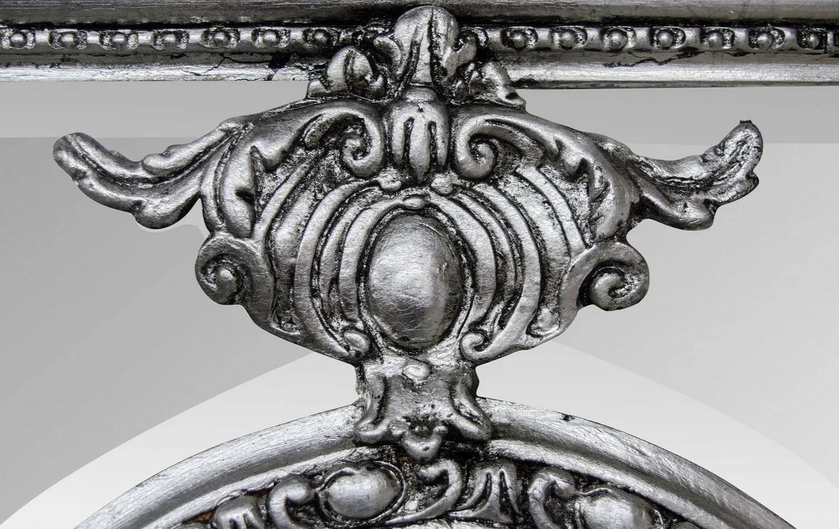 Antique style mirror / wall mirror silver 118 x H. 207 cm - Baroque living room furniture