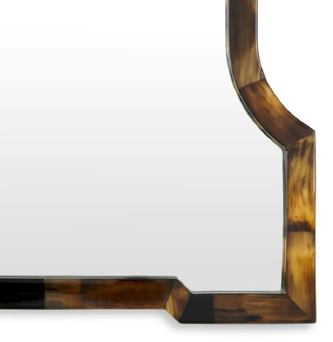 Luxus Spiegel Braun / Naturfarben H. 130 cm - Luxus Qualität