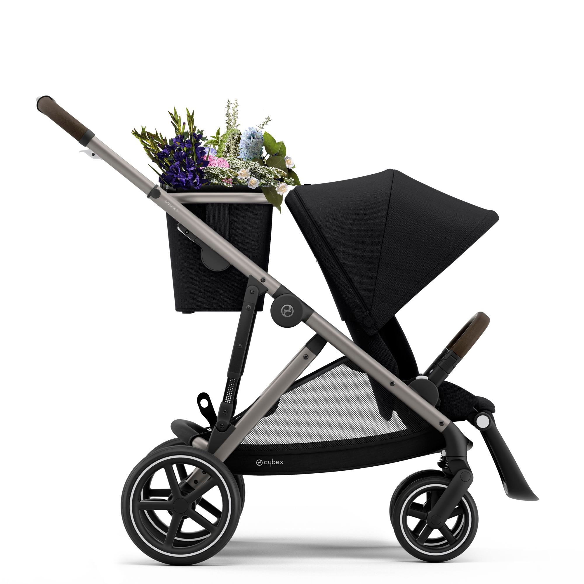 Cybex Gazelle S Stroller in Deep Black