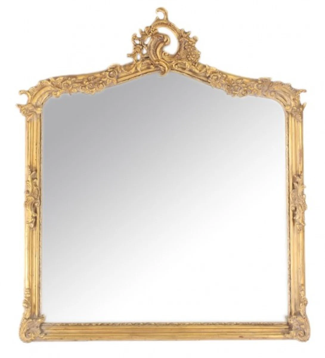 Baroque wall mirror antique gold - Italian antique style - 115 x 100 cm - noble and magnificent