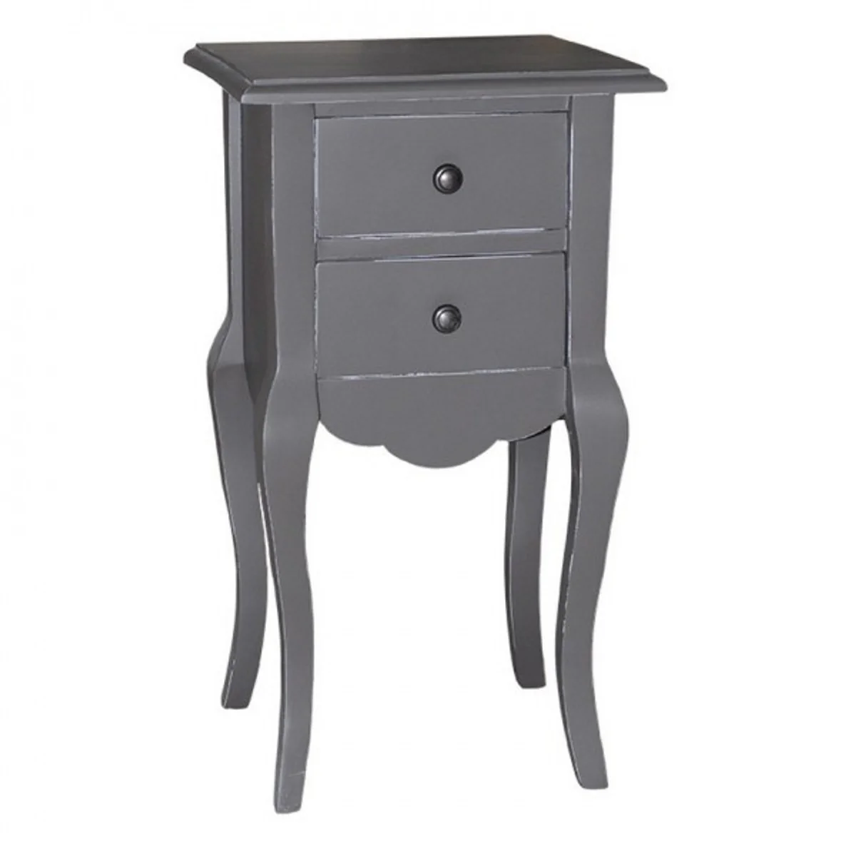 Baroque chest of drawers with 2 drawers 40 cm - Art Nouveau country house style furniture - bedside table cabinet