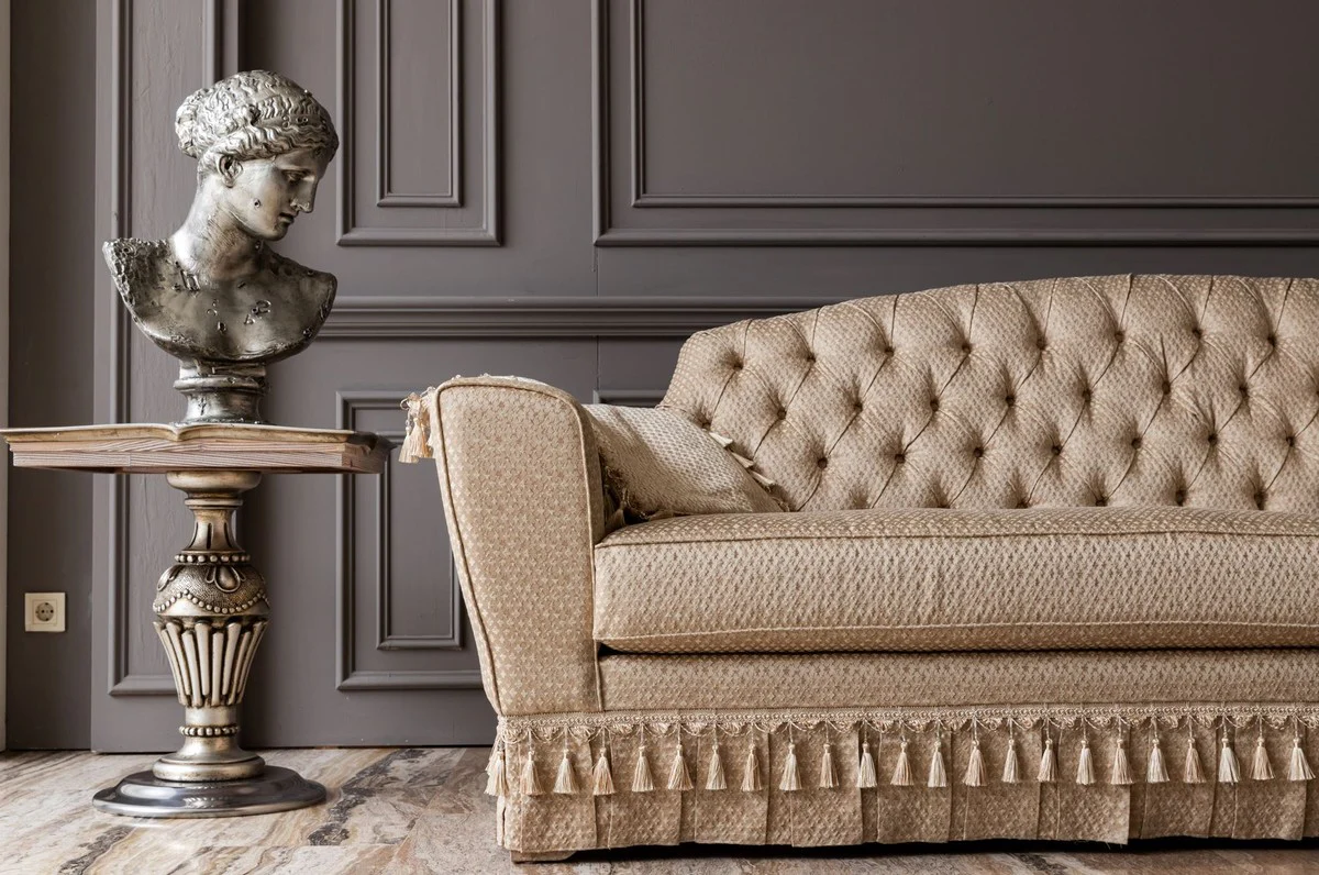 Luxury Baroque Sofa Gold - Handmade Living Room Sofa in Baroque Style - Baroque Living Room Furniture