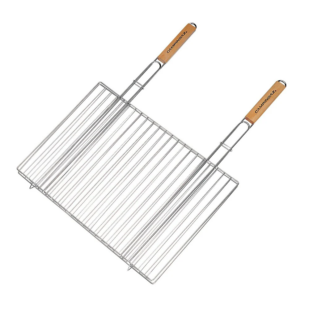 Parrilla Campingaz RECTANGULAR DOBLE MANGO 67 X 40 CM