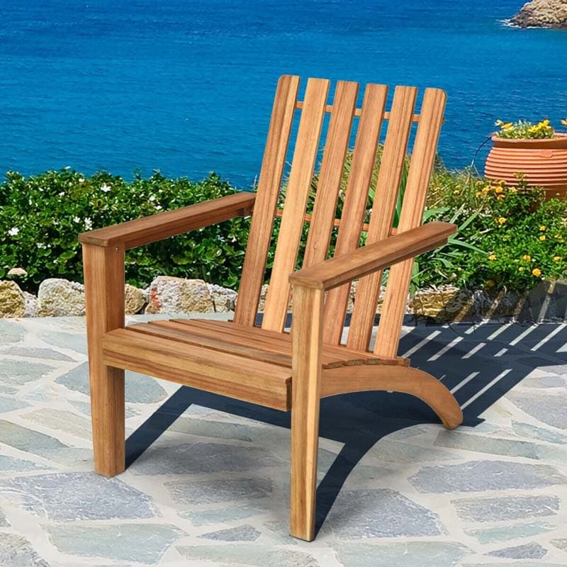 Garten Patio Acacia Holz Adirondack Lounge Stuhl