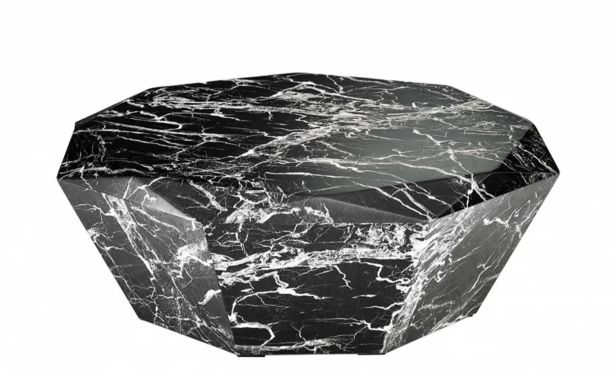 Art Deco Luxury Faux Marble Coffee Table - Living Room Salon Table - Luxury Collection
