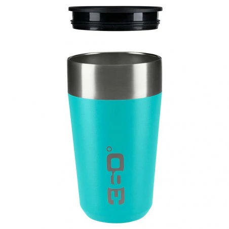 360 Grad Taza Travel Becher Large azul turquesa - Vaso termo