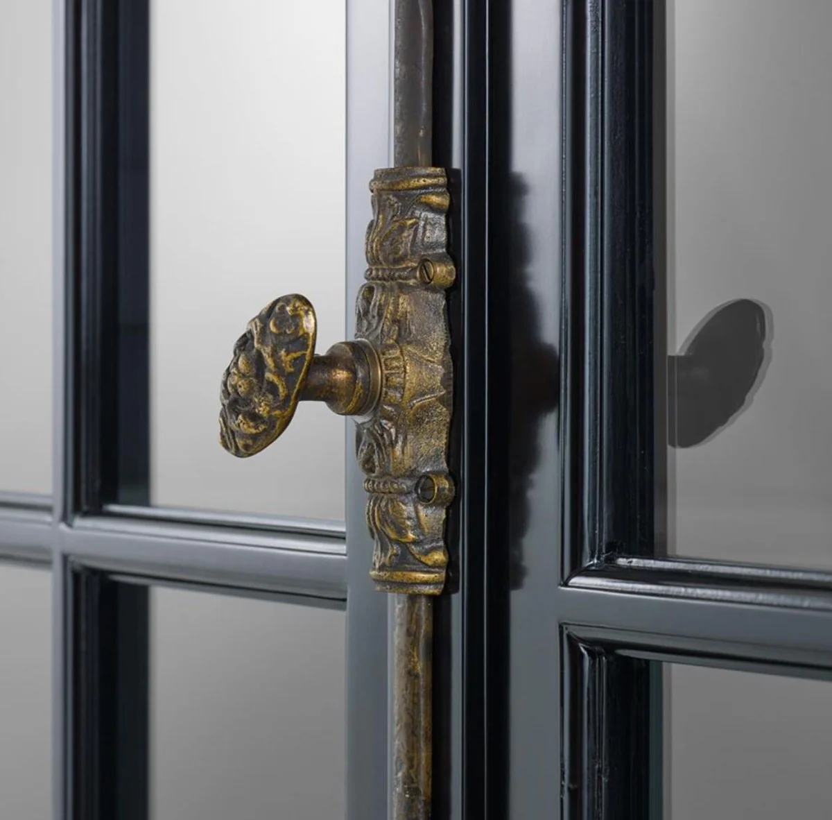 Luxury living room cabinet black 141 x 48 x H. 233 cm - Limited Edition