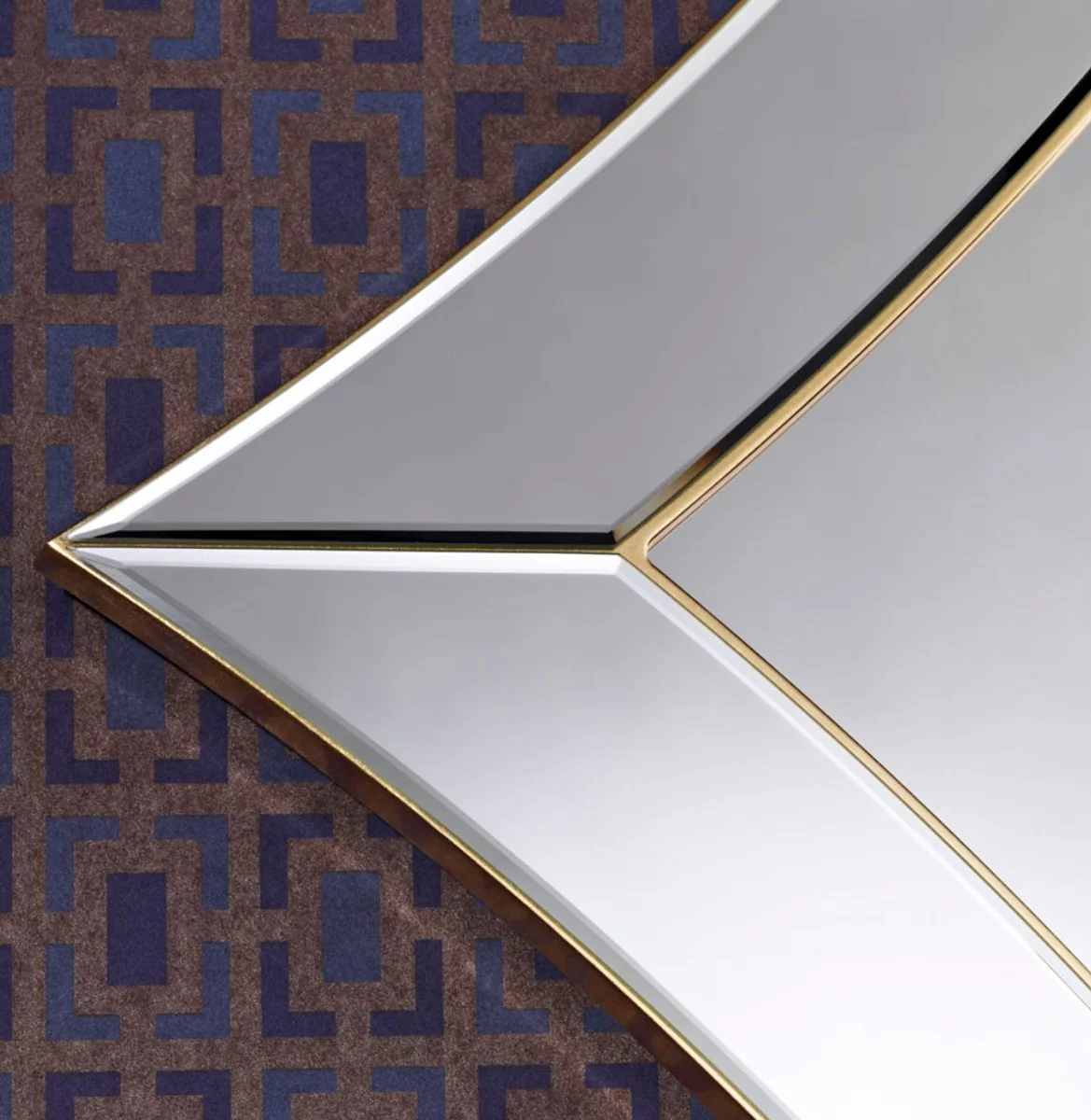 Luxury mirror / wall mirror gold 107 x H. 151 cm - luxury quality