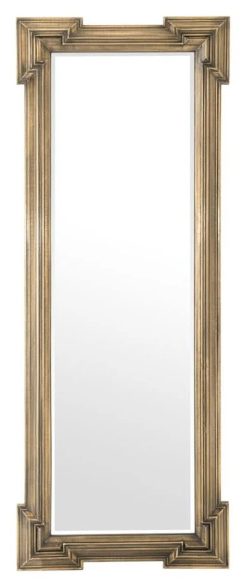 Luxury mirror antique brass 85 x H. 220 cm - designer wall mirror