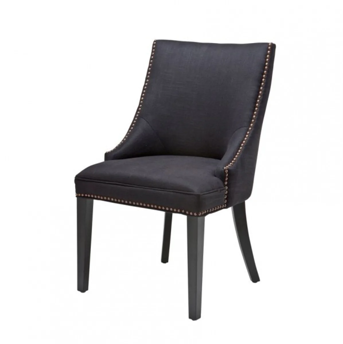 Luxury Birch Wood Dining Chair Black - Luxury Hotel Furniture