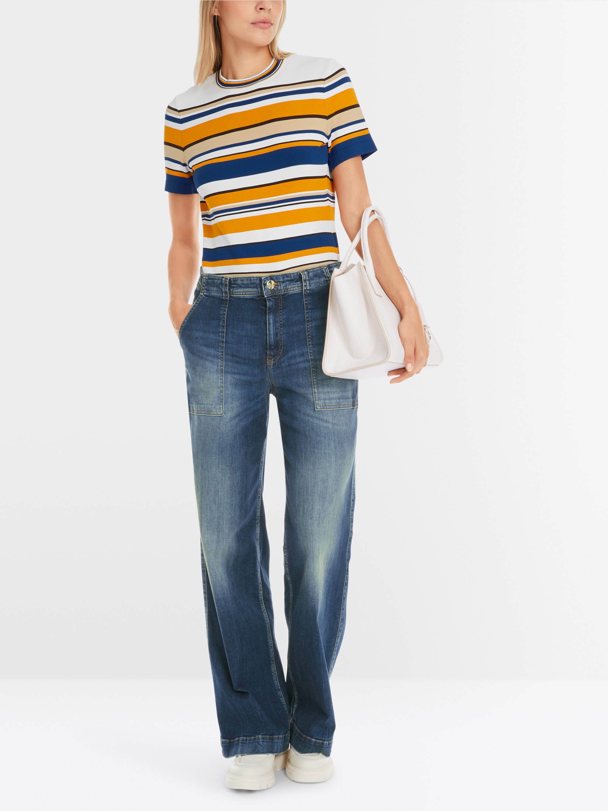 Marc-Cain WIGAN weit geschnittene Rethink Together-Jeans
