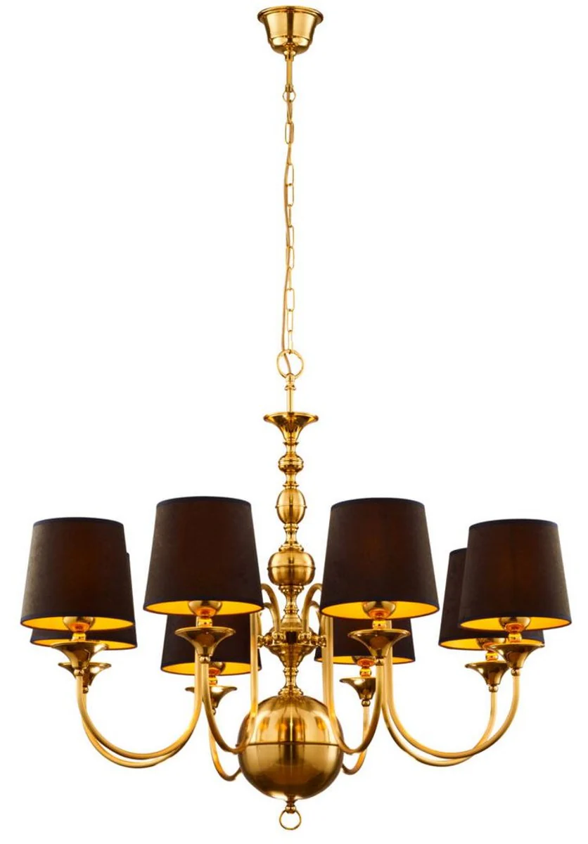 Luxury Art Nouveau chandelier gold / brown / black Ø 100 cm