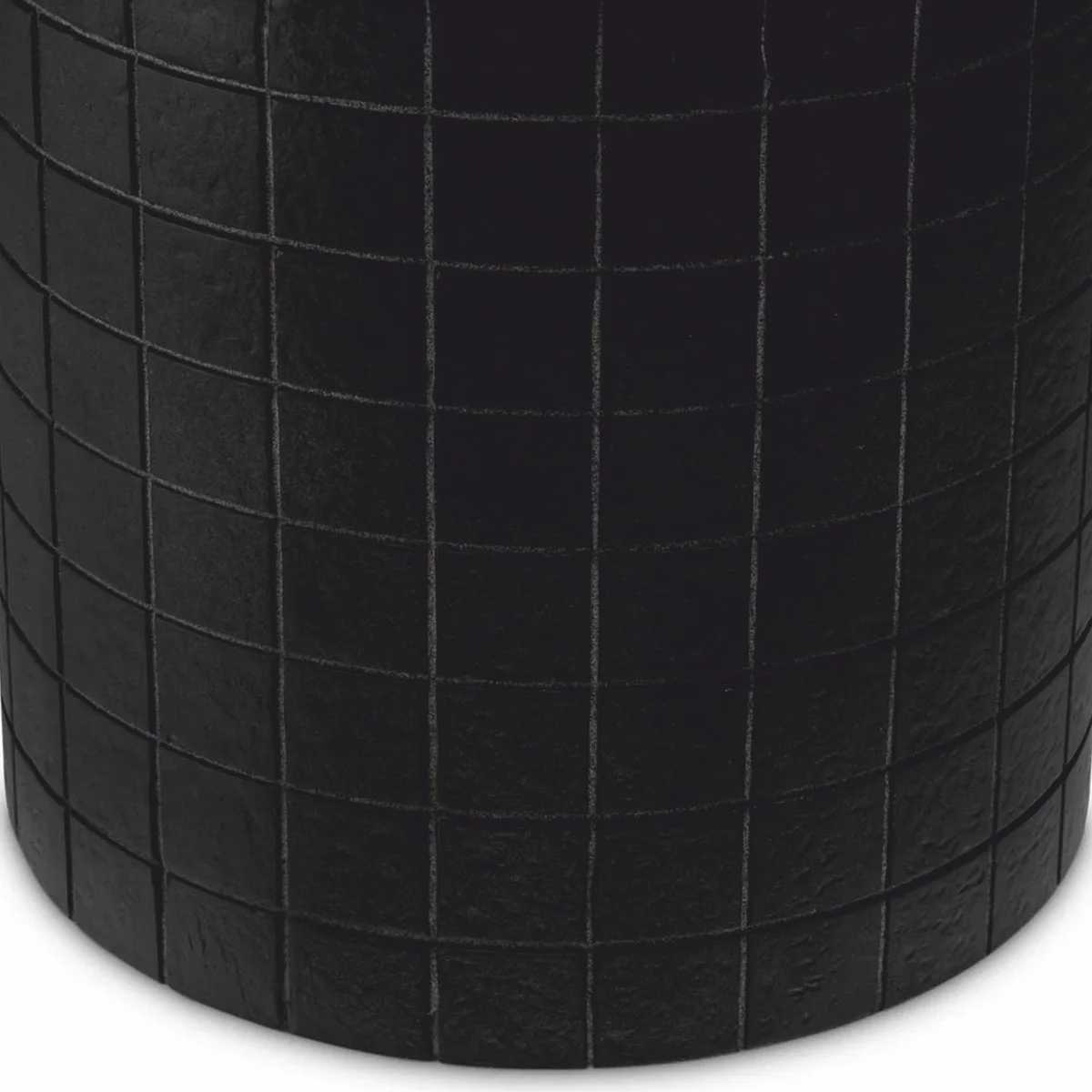 Luxury side table with glass top black H. 52 cm - luxury furniture