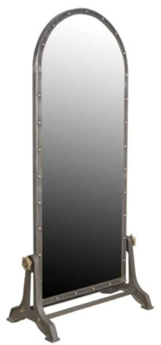 Luxury standing mirror gray 85 x 47 H. 197 cm - mirror in industrial design
