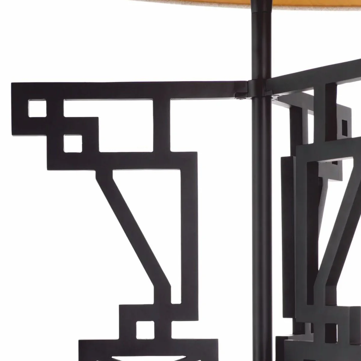 Luxury floor lamp matt black / beige H. 175 cm - Luxury Lights