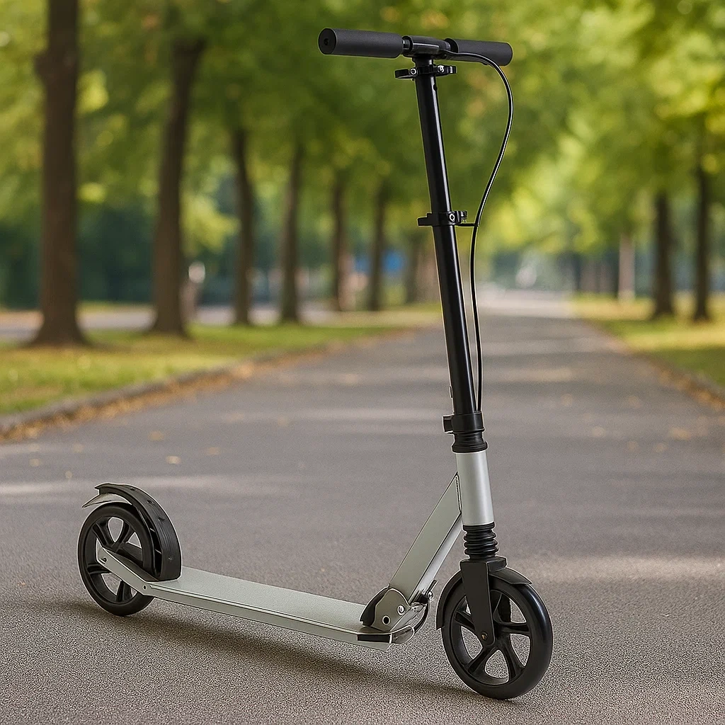 Kinderroller schwarz/grau, geeignet für Kinder von 6 bis 12 Jahren - jckpgfba54HL