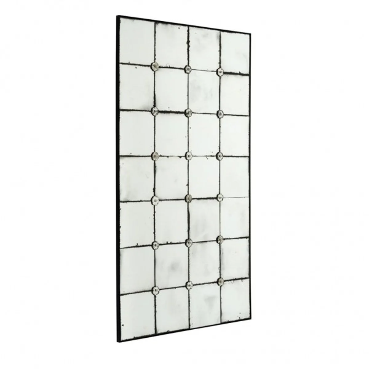 Vintage wall mirror Squares antique style glass 80 x H140 cm - Hotel & Restaurant furnishings Art Deco