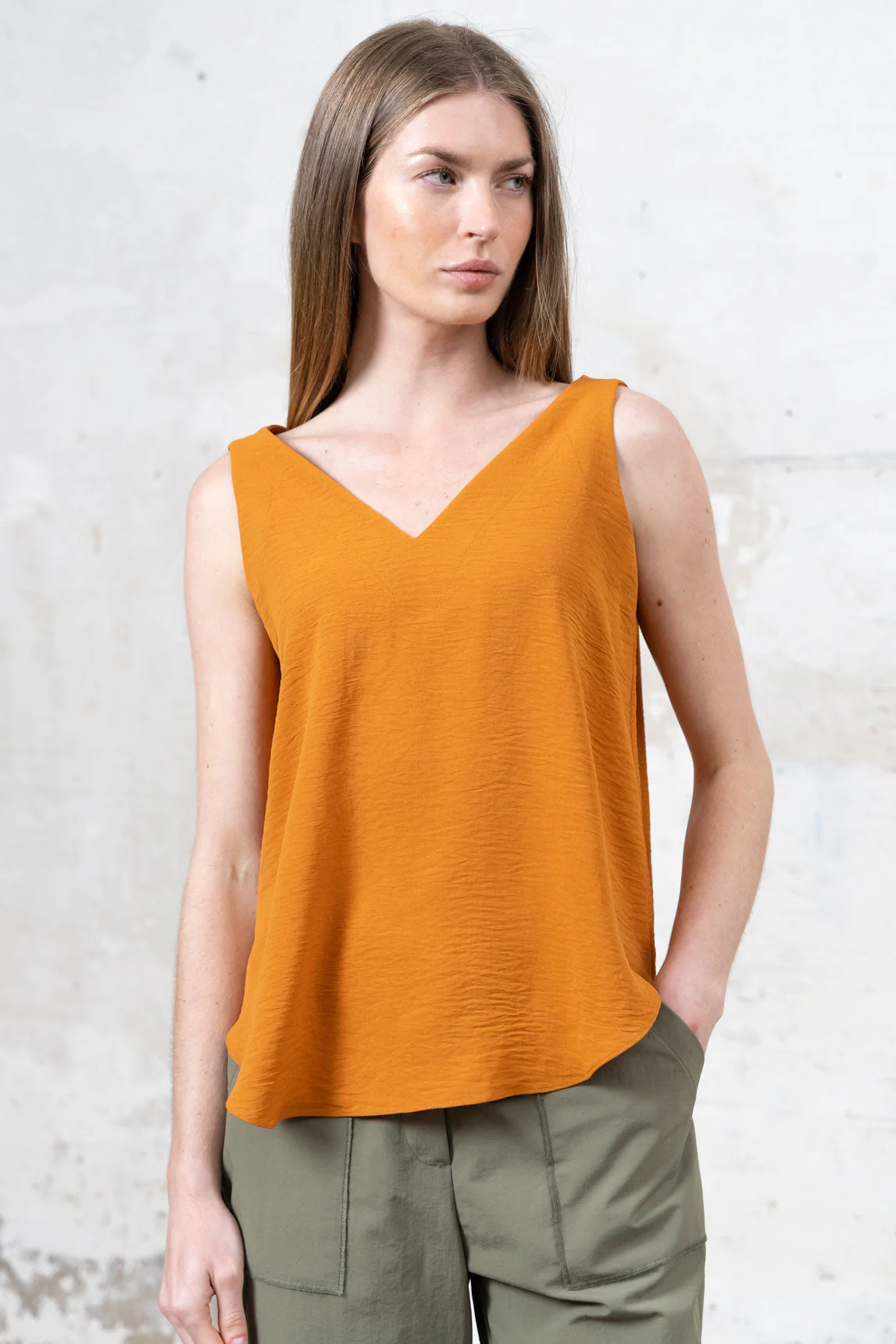 Rivera-Spanien Top Calvi orange