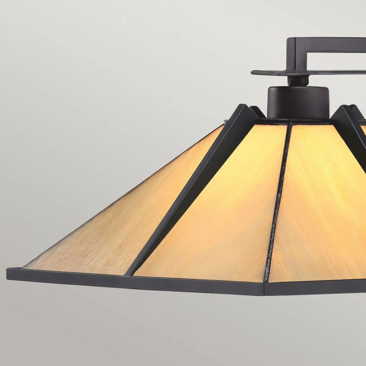 Luxury Tiffany table lamp cream / bronze H. 54.8 cm - Tiffany lights