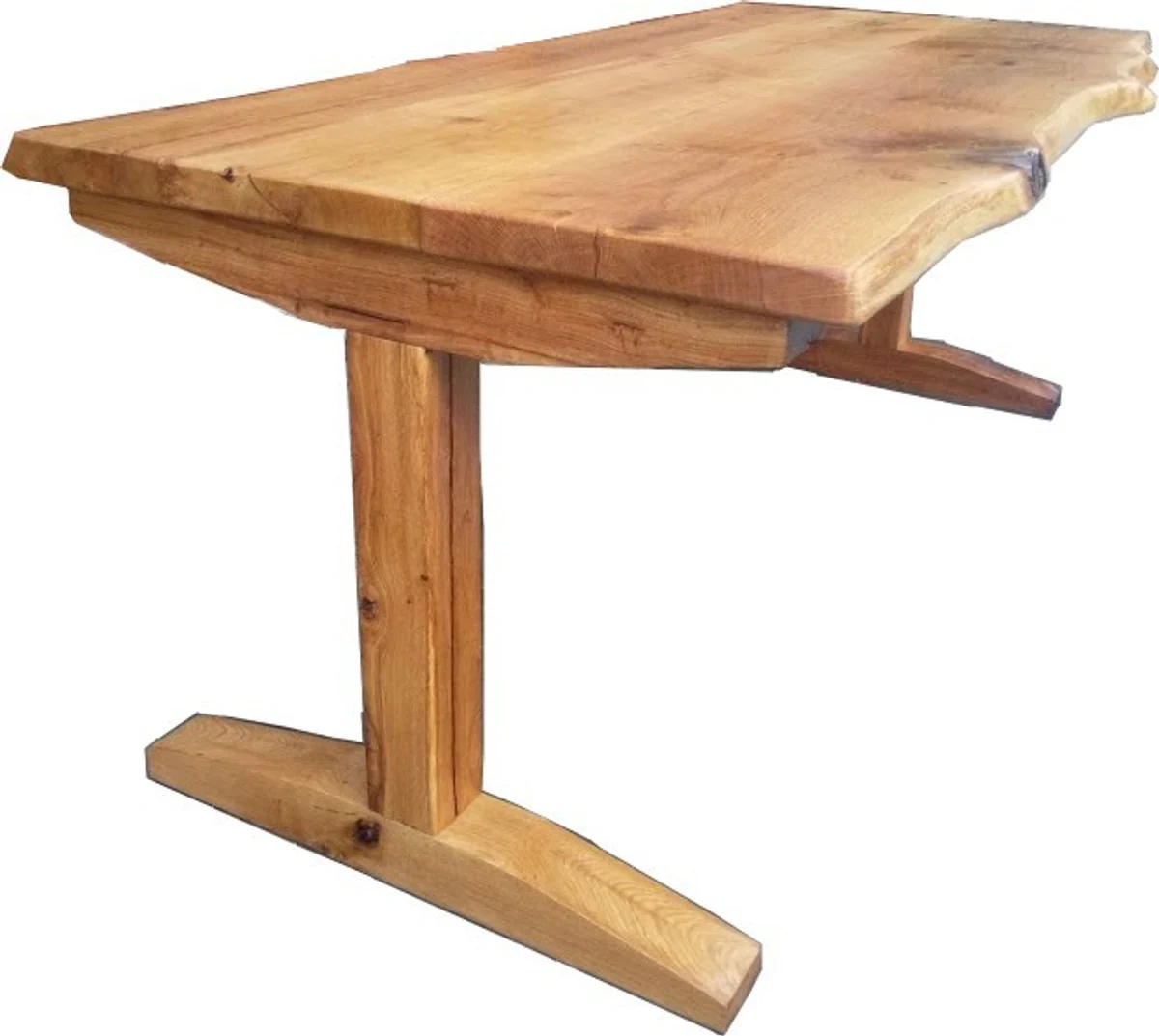 Vintage Rustic Solid Oak Dining Table 200 Mod TR4 - Country house style table made of solid oak wood