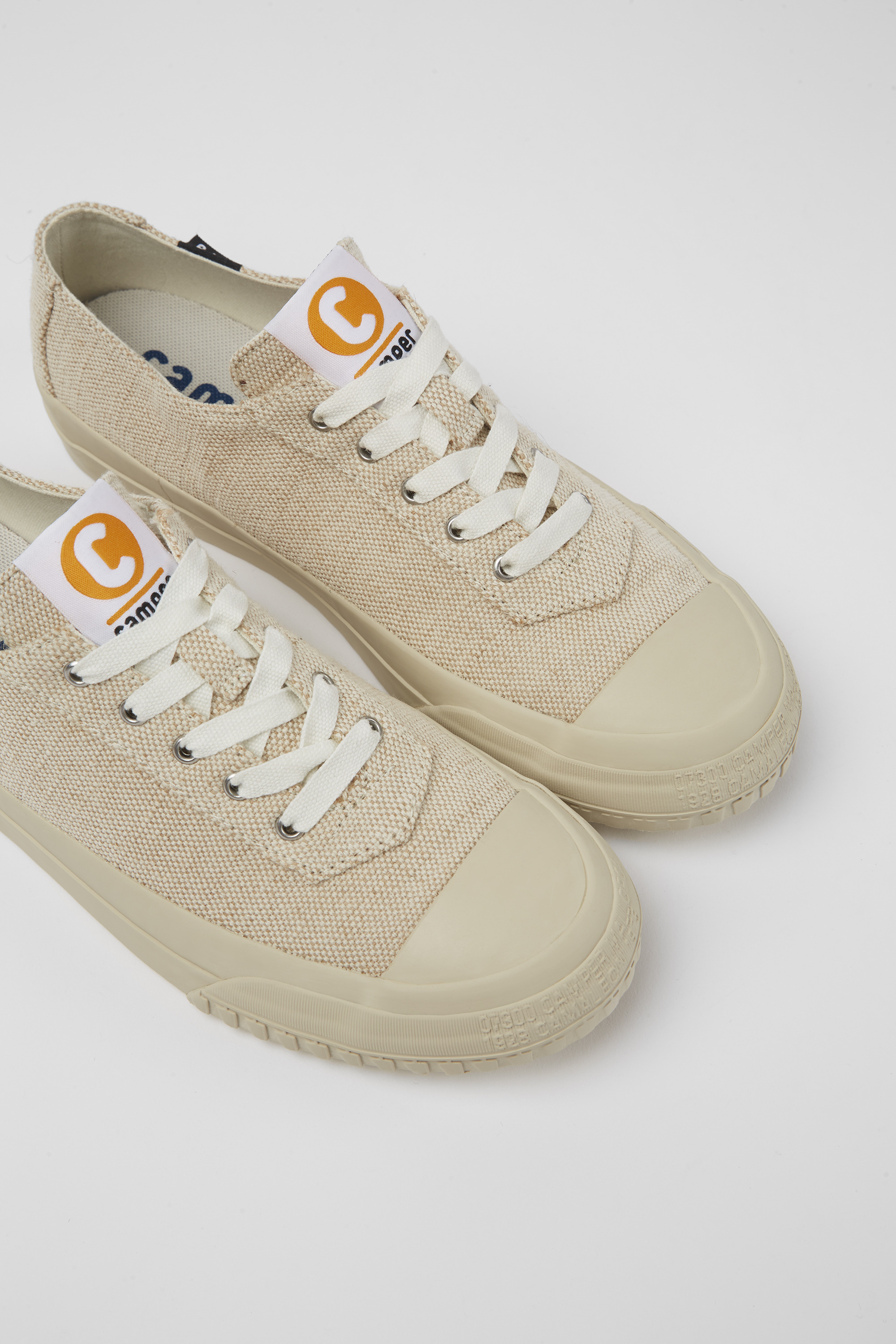 Camaleon - Beige recycelter Hanf und Baumwollsneaker für Damen