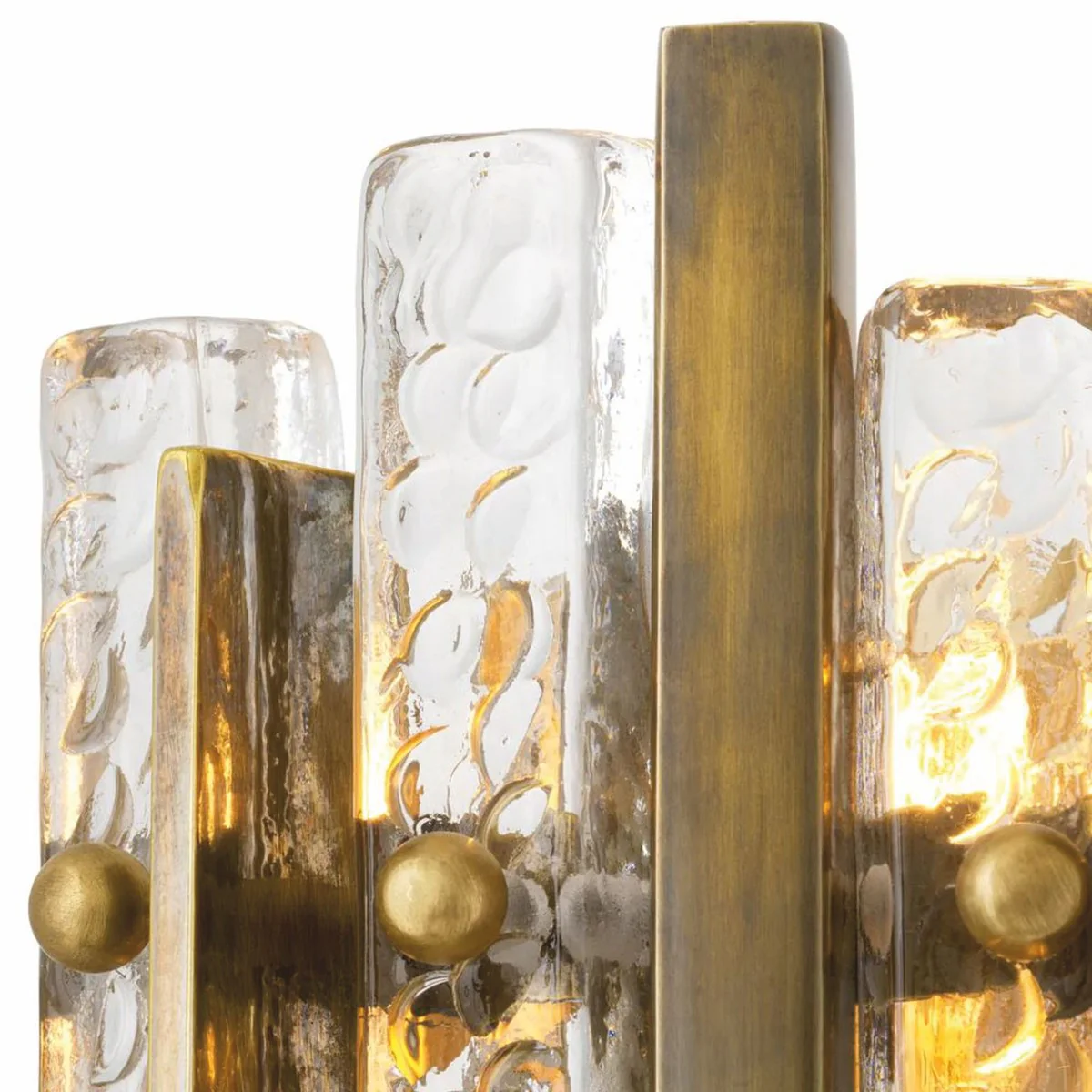 Luxury wall light vintage brass H. 44 cm - Luxury Lights