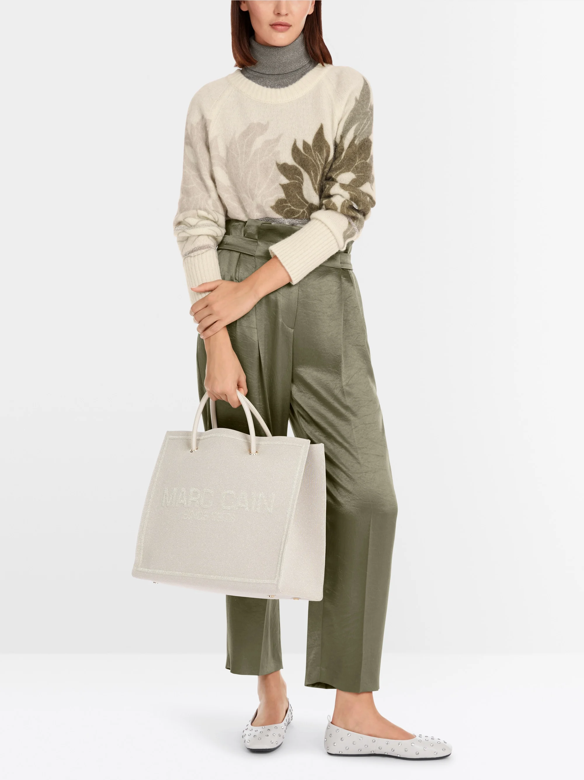 Marc-Cain In Deutschland gestrickt: Pullover mit Lurex