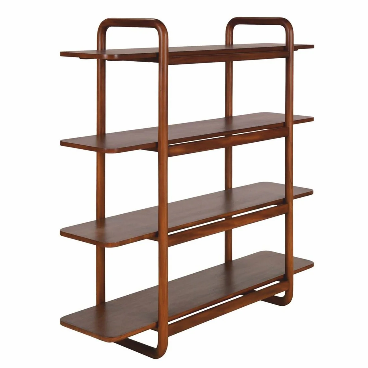 Luxury Mahogany Shelf Cabinet Brown 140 cm - Luxury Furniture
