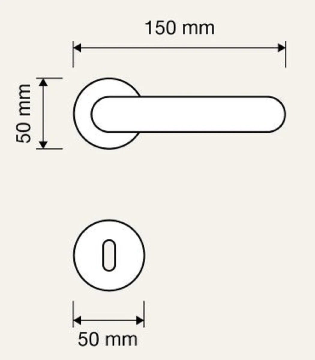 Luxury door handle set gray / purple 15 x H. 5 cm - noble brass door handles with Swarovski crystal glass - luxury quality