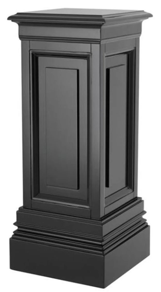 Designer mahogany column black 33 x 33 x H. 80 cm - luxury side table