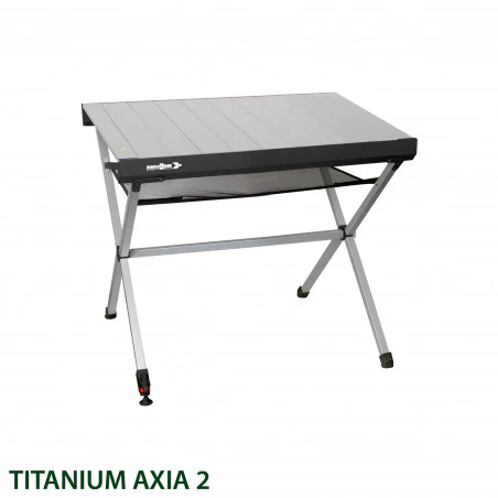 Brunner TITANIUM AXIA 2 - Mesa plegable rectangular 104 X 62 cm.
