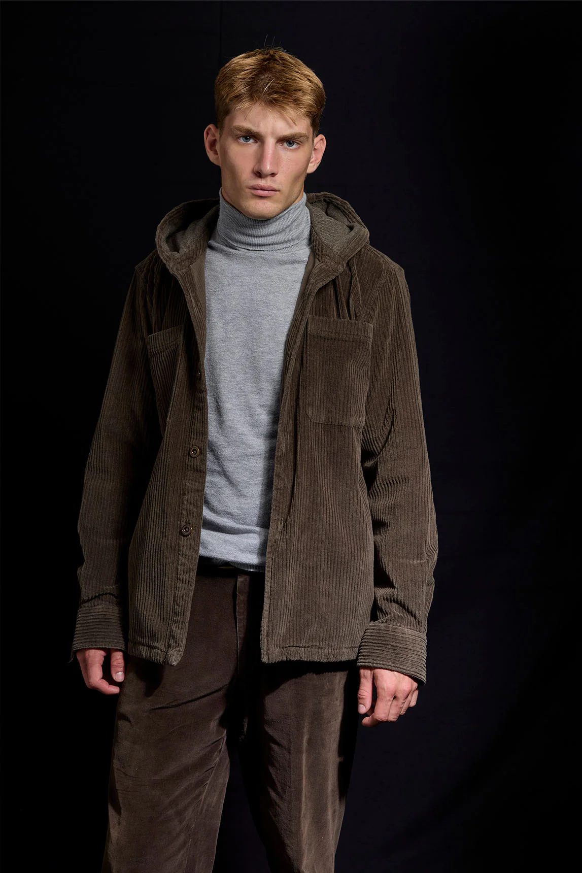 Rivera-Spain Koike braunes Cord-Überhemd