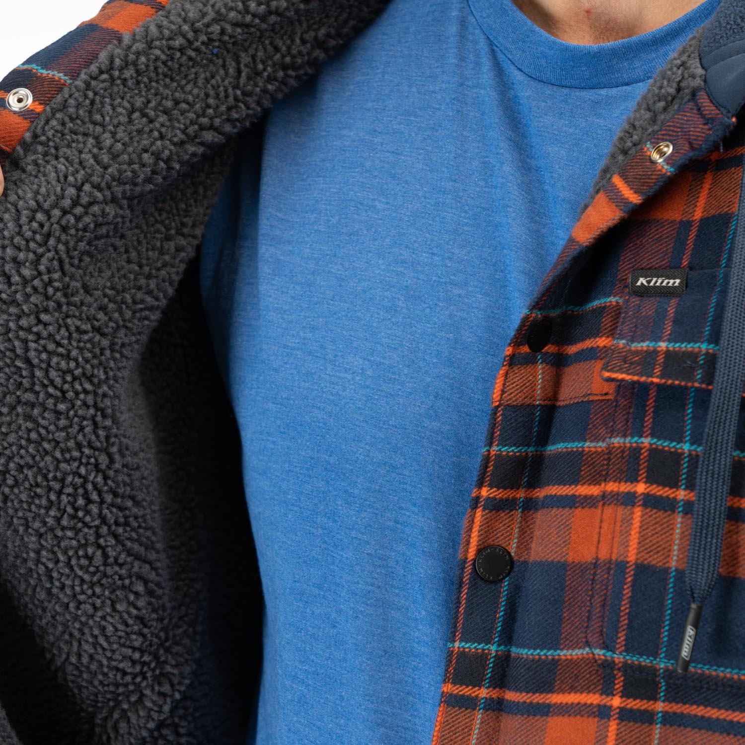Targhee Fleece Lineed Flannel Hoodie