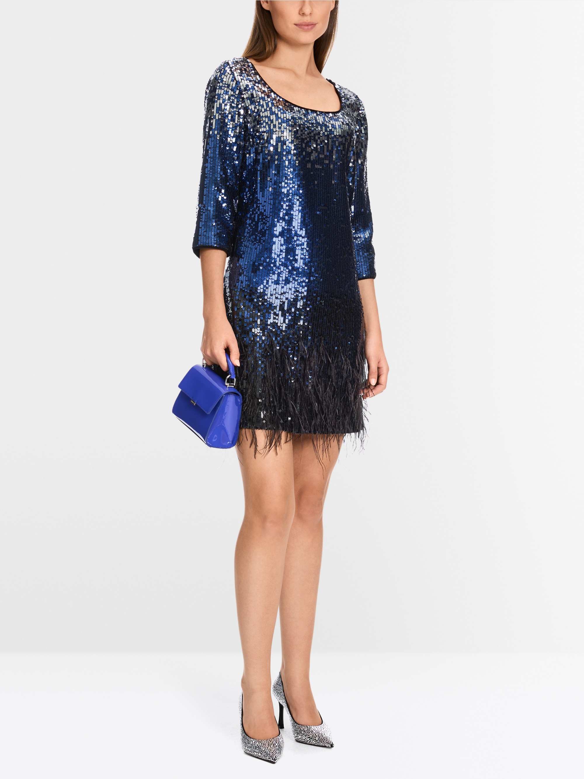 Marc-Cain Kleid mit Federapplikation