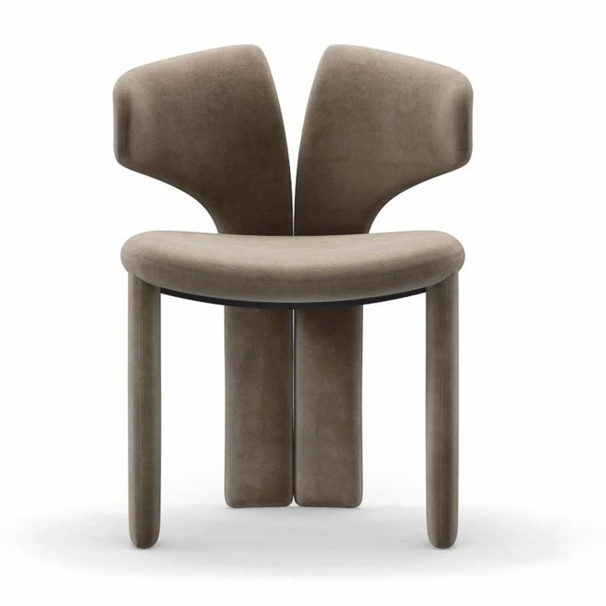 Luxus Esszimmer Stuhl Braun H. 76 cm - Luxus Esszimmer Möbel