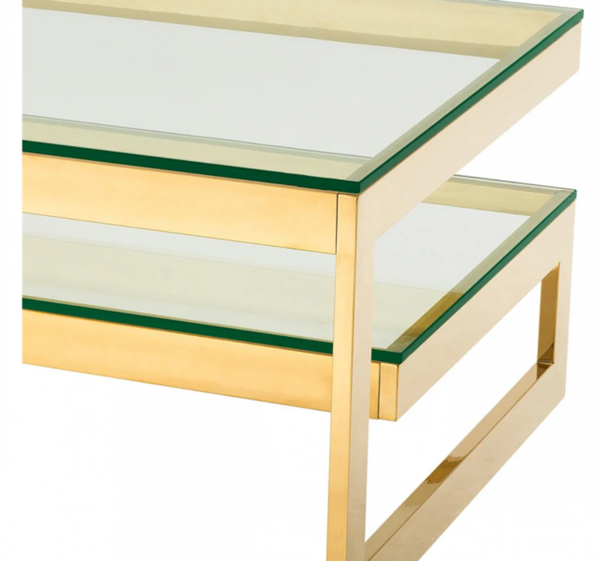 Art Deco Luxury Coffee Table Gold Finish - Living Room Salon Table - Hotel Furniture