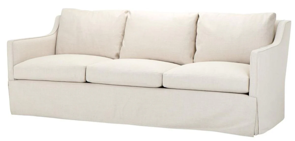 Luxury Hotel Sofa Natural Color 230 x 100 x H. 83 cm - Hotel Furniture