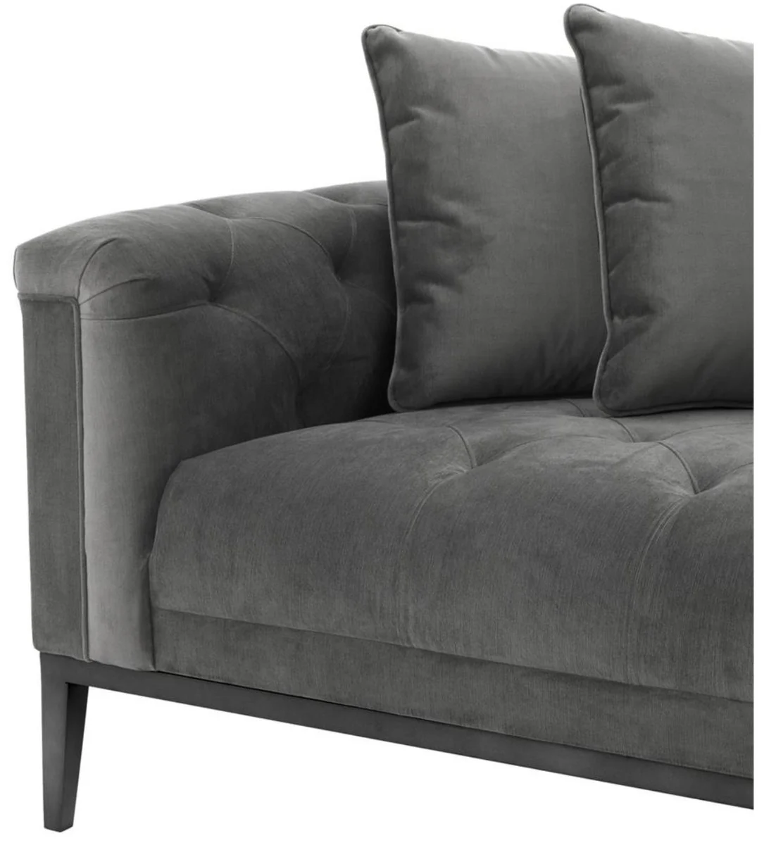 Luxury sofa dark gray left side 220 x 96 x H. 66 cm - Hotel Furniture