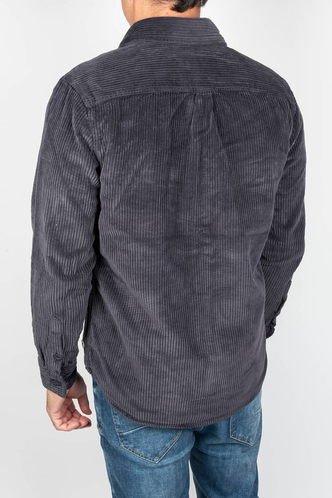 Rivera-Spain Anthrazitgraues Keeling-Überhemd