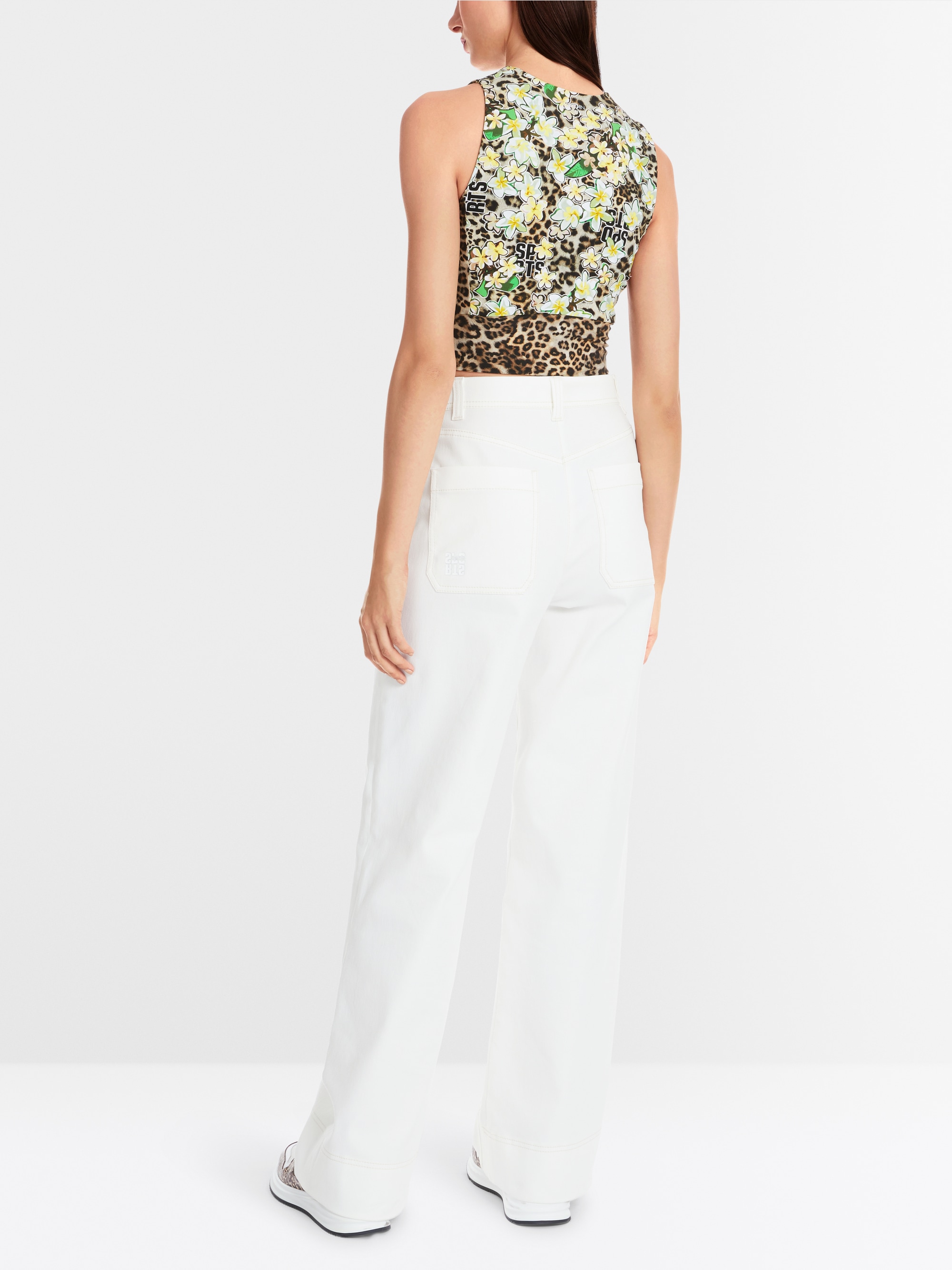 Marc-Cain Wende-Top mit Leopardenmuster