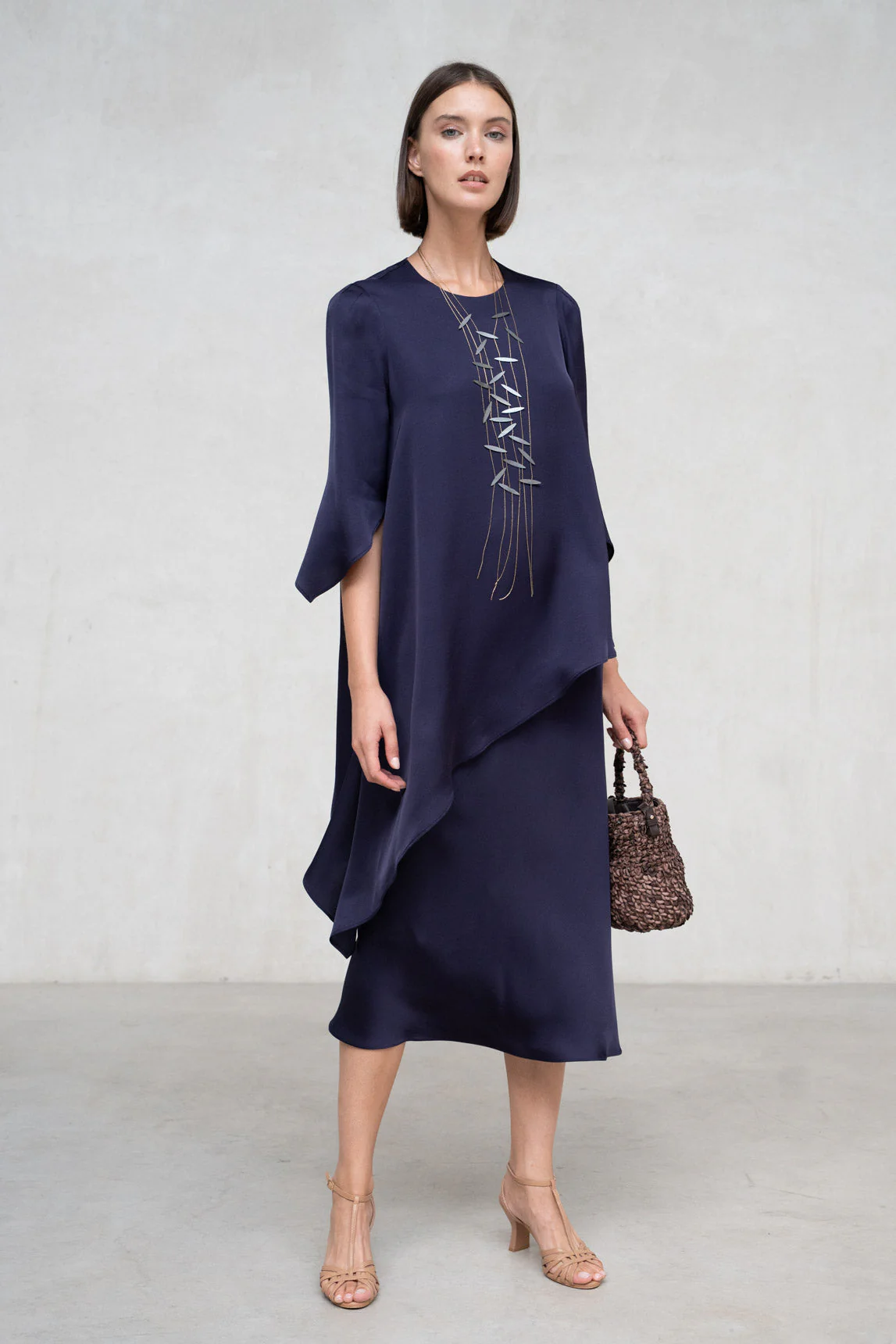 Rivera-Spanien Marineblaue Bluni-Bluse